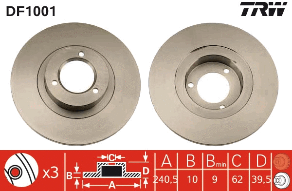 Brake Disc (DF1001)