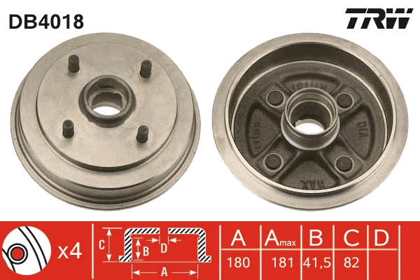 Brake Drum (DB4018)