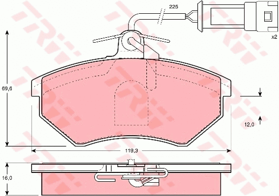 Brake Pad Set, disc brake