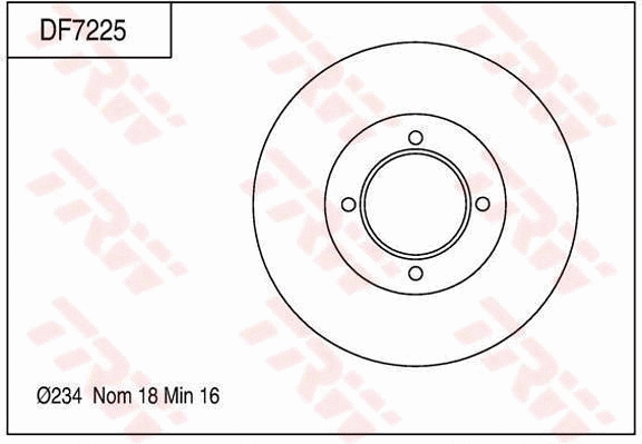 Brake Disc (DF7225)