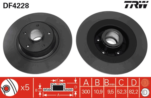 Brake Disc (DF4228)