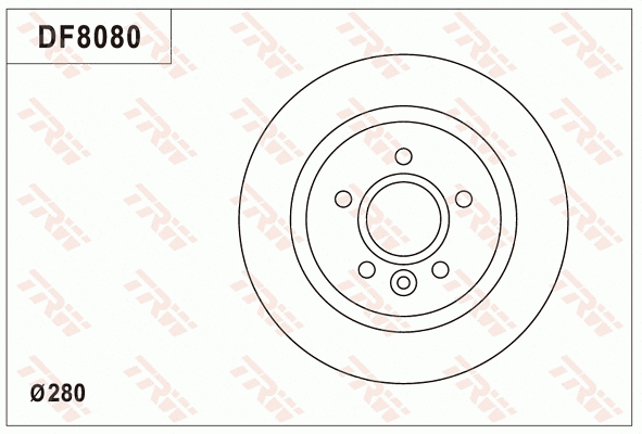 Brake Disc (DF8080S)