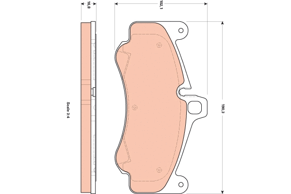 Brake Pad Set, disc brake (GDB1859)