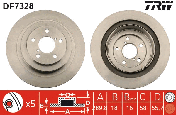 Brake Disc (DF7328)