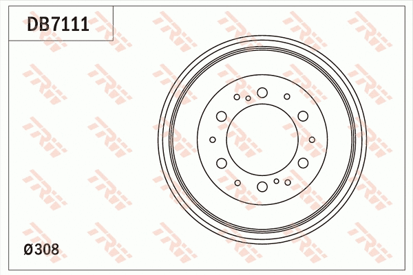 Brake Drum (DB7111)