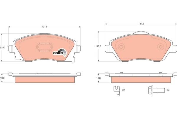 Brake Pad Set, disc brake