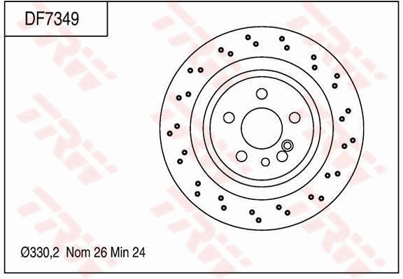 Brake Disc (DF7349)