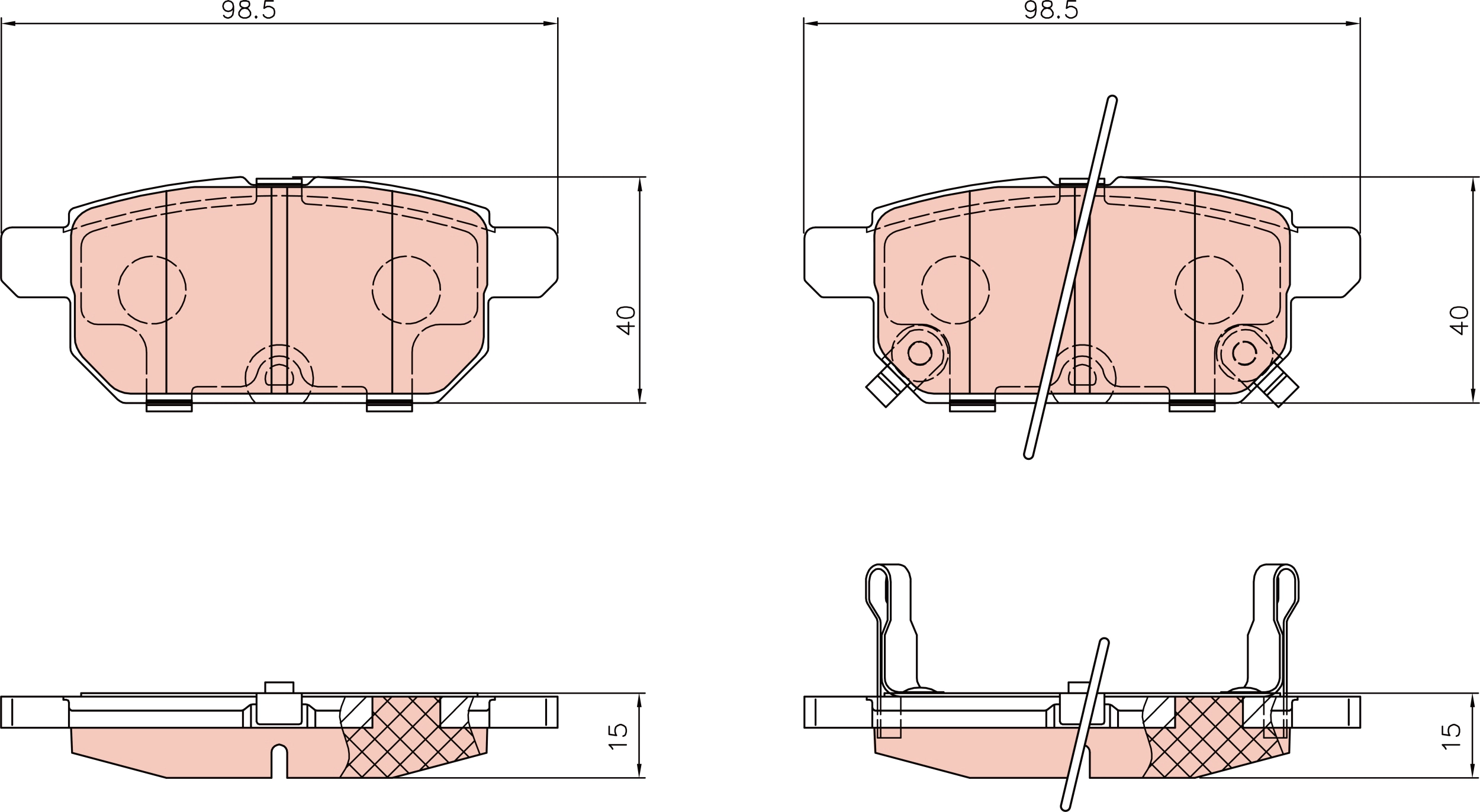 Brake Pad Set, disc brake (GDB8962AT)