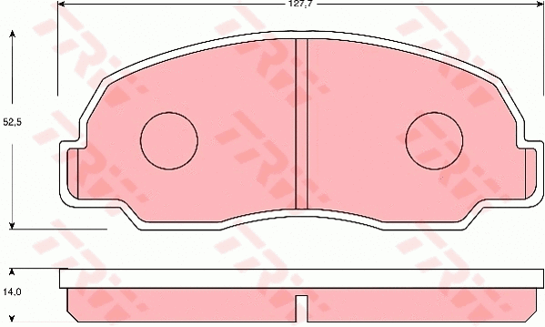Brake Pad Set, disc brake (GDB7192)