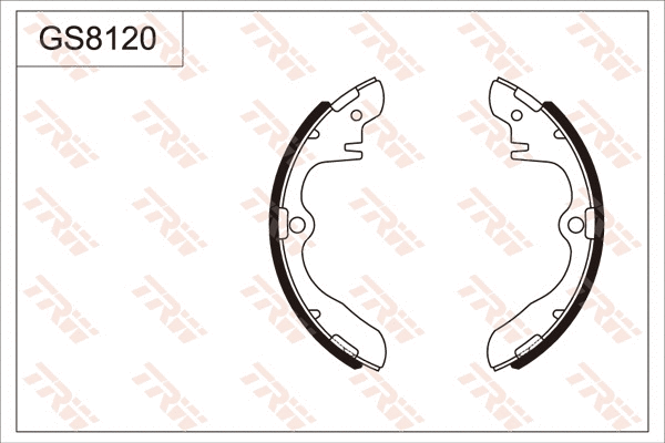 Brake Shoe Set (GS8120)
