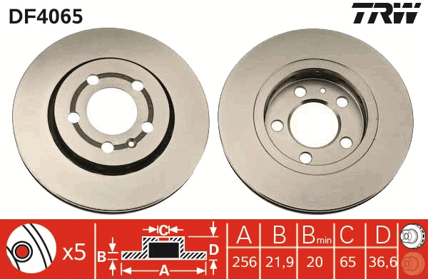 Brake Disc (DF4065)