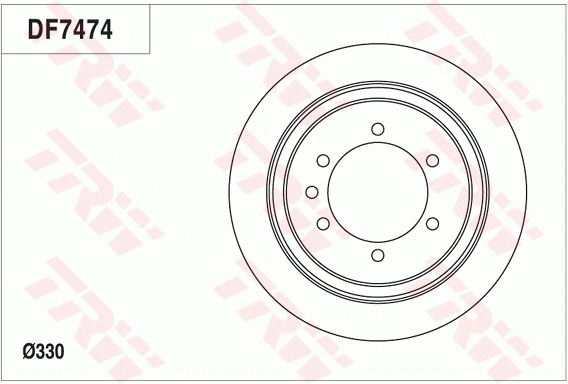 Brake Disc (DF7474)