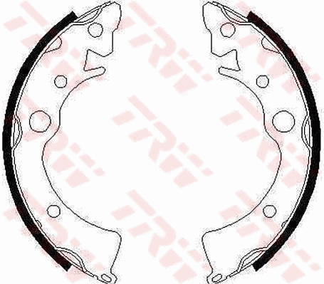 Brake Shoe Set (GS6210)