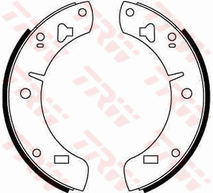 Brake Shoe Set (GS6129)
