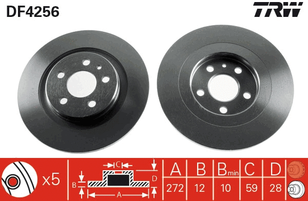 Brake Disc (DF4256)
