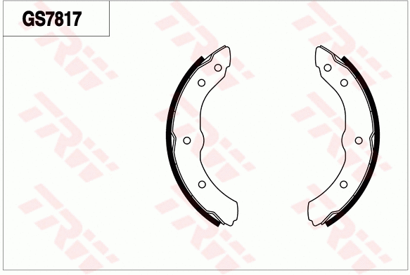 Brake Shoe Set (GS7817)
