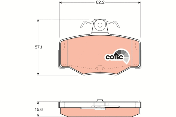 Brake Pad Set, disc brake (GDB3092)