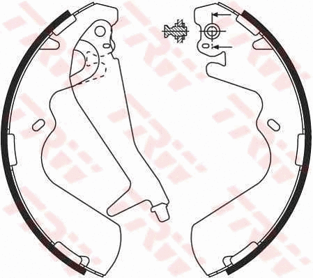 Brake Shoe Set (GS8696)