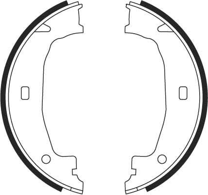 Brake Shoe Set, parking brake