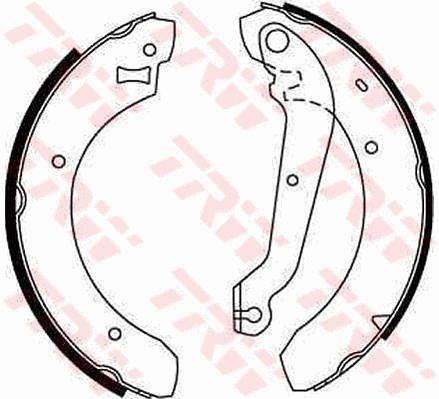 Brake Shoe Set (GS6208)