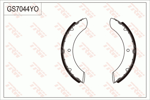 Brake Shoe Set (GS7044)