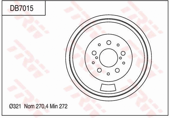 Brake Drum (DB7015)