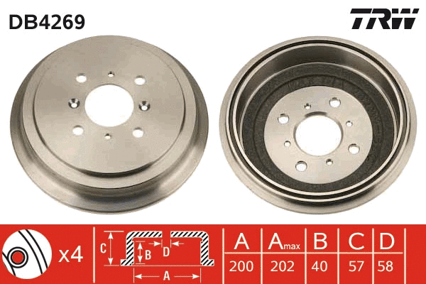 Brake Drum (DB4269)
