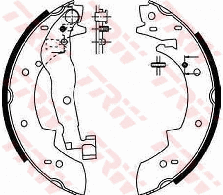 Brake Shoe Set (GS6251)
