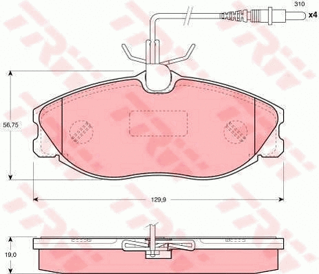 Brake Kit, disc brake (GTD1043)
