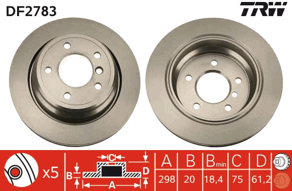 Brake Disc (DF2783)