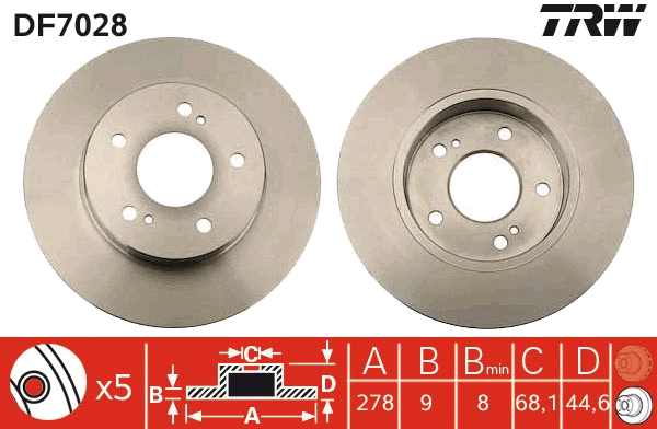 Brake Disc (DF7028)