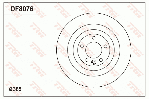 Brake Disc (DF8076S)