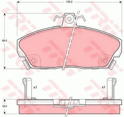 Brake Kit, disc brake (GTD1101)