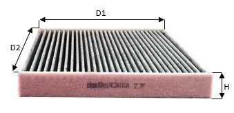 Filter, cabin air (NC2411CA)