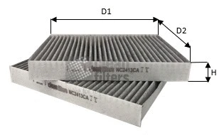 Filter, cabin air (NC2413CA)