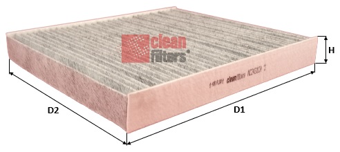 Filter, cabin air (NC2431CA)