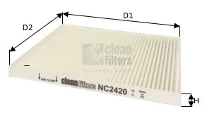 Filter, cabin air (NC2420)
