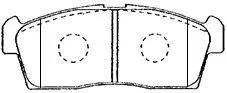 Brake Pad Set, disc brake (H1N009)