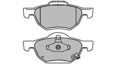 Brake Pad Set, disc brake (ASN-2234)