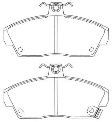 Brake Pad Set, disc brake (ASN-2026)