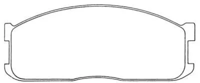 Brake Pad Set, disc brake (ASN-120)