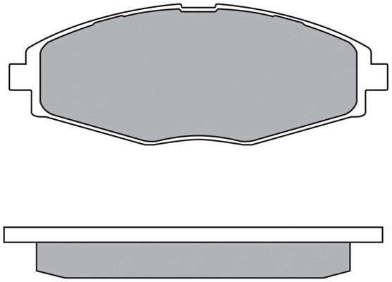 Brake Pad Set, disc brake (ASN-2046)