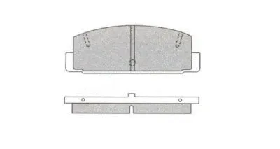 Brake Pad Set, disc brake (ASN-2104)