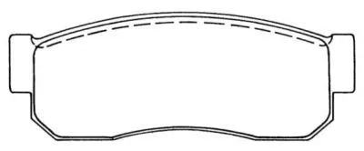 Brake Pad Set, disc brake (ASN-76)