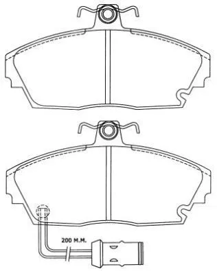 Brake Pad Set, disc brake (ASN-2023)
