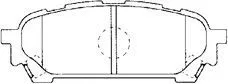 Brake Pad Set, disc brake (F2N016)