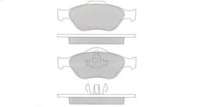 Brake Pad Set, disc brake (ASN-2225)