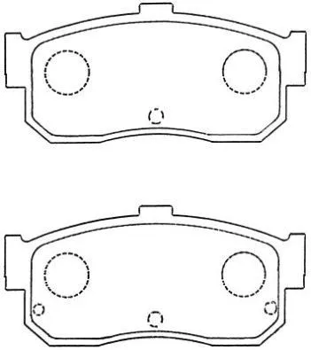 Brake Pad Set, disc brake (ASN-249)