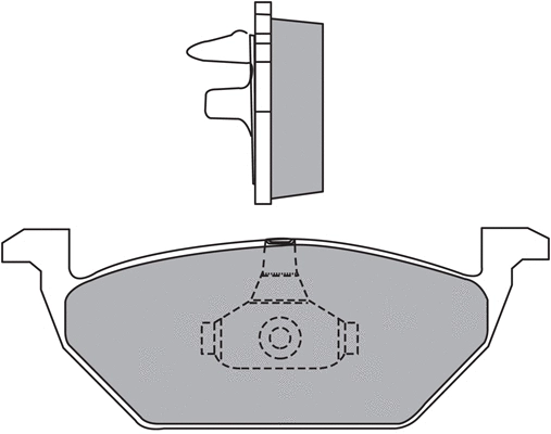 Brake Pad Set, disc brake (ASN-2130)