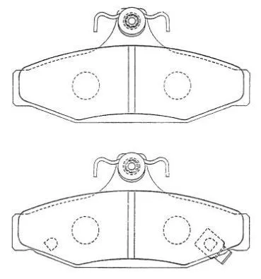 Brake Pad Set, disc brake (ASN-270)